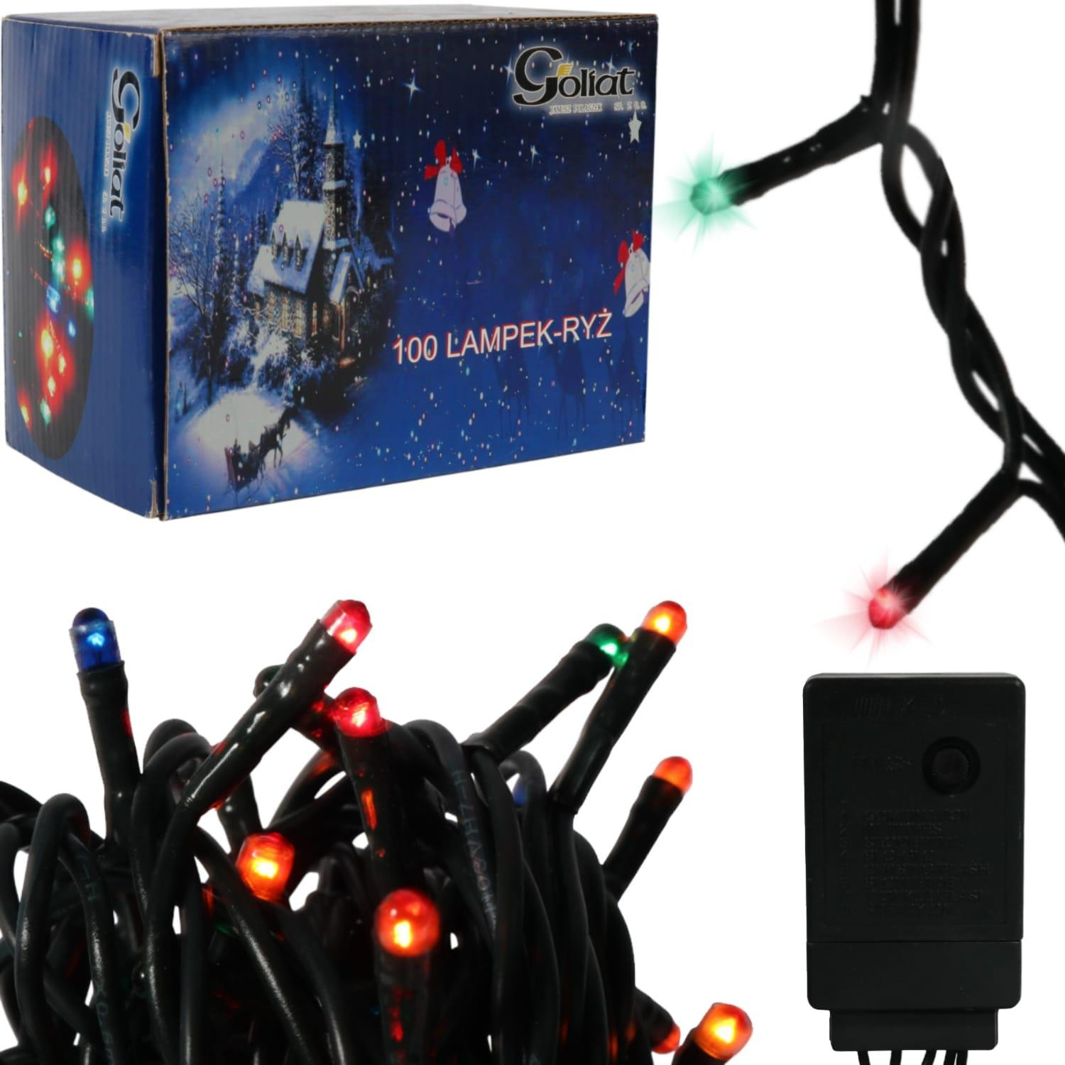 Goliat 100 LED-kerstverlichting met meerkleurenprogrammeur