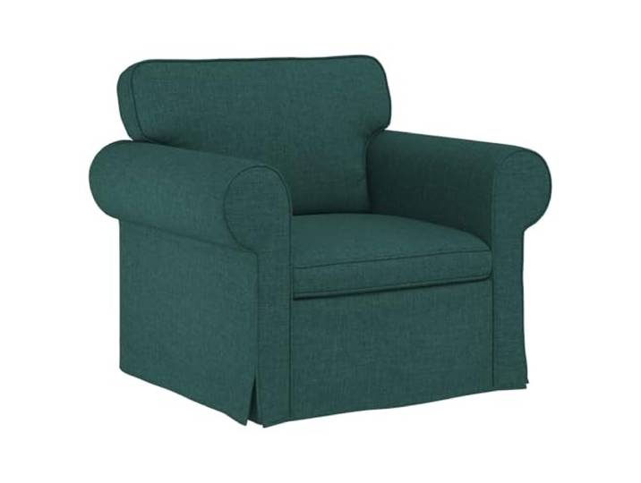 IBUQDDV Modulares Sofa Dunkelgrün 95 x 82 x 80 cm Stoff Minimalistisches Design, Metallrahmen, Schaumstoff-Sitzkissen, flexible Anordnung, einfache Pflege
