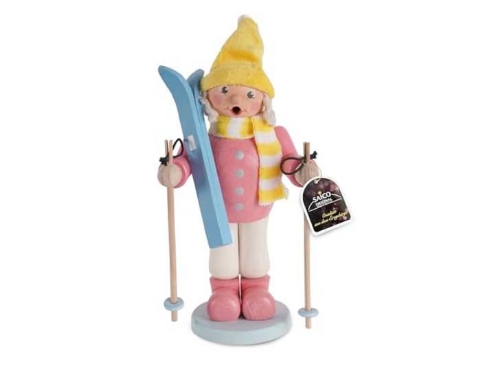 SAICO Original Räuchermännchen Ski-Kinder 2 Motive