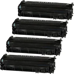 4 Kompatible Toner ersetzt Canon 708H Multipack schwarz