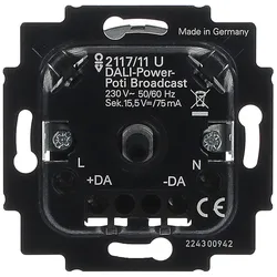 Busch-Jaeger 2117/11U Busch-Drehdimmer UP, DALI, Power 2CKA006599A2986 211711U