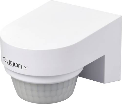 Sygonix SY-6733030 Wand, Oberflächenmontage PIR-Bewegungsmelder 240° Relais Weiß IP65