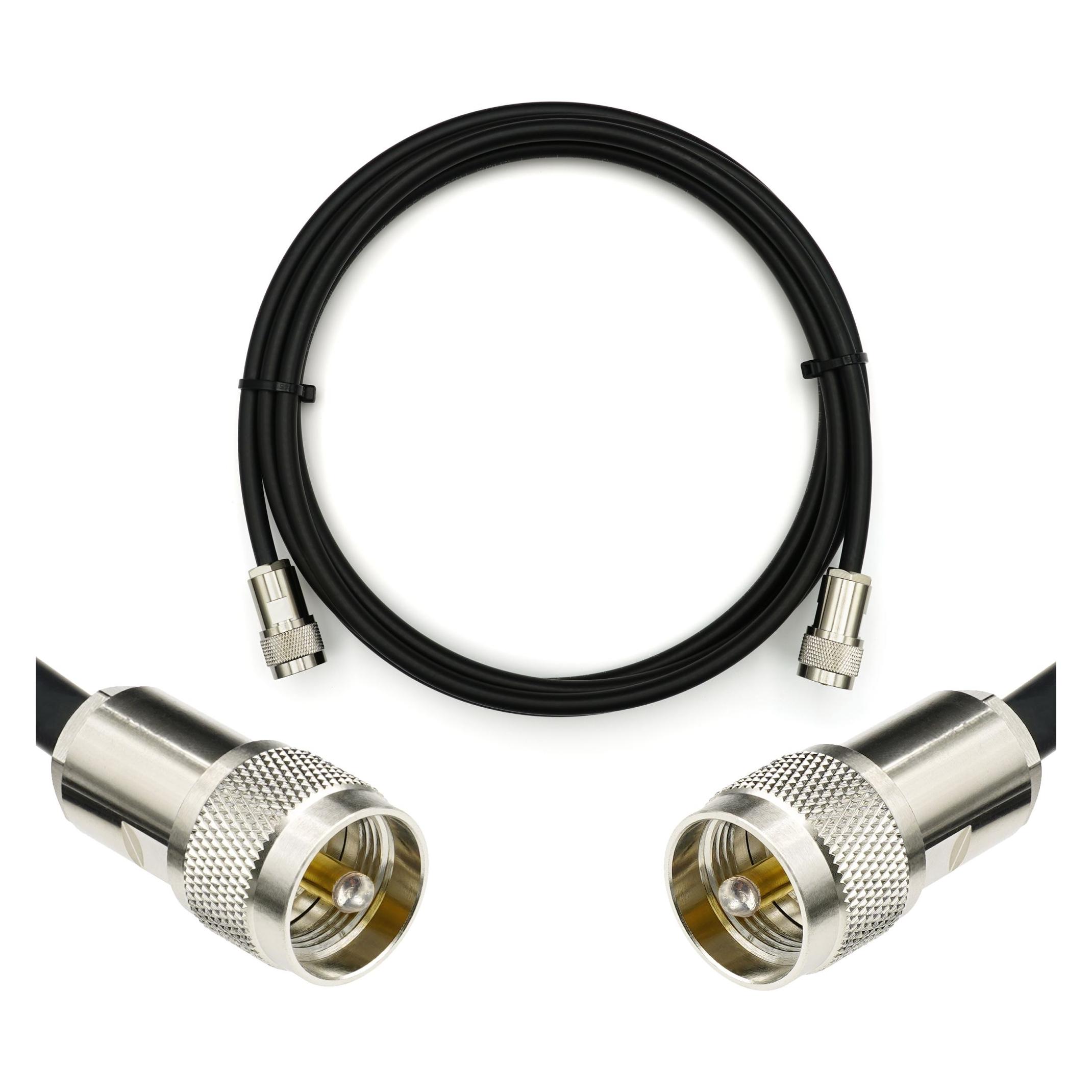 Rangeful PL259 to PL259 3m Coaxial Cable HF300 (LMR300 equivalent) (HF300-PL-PL-3)
