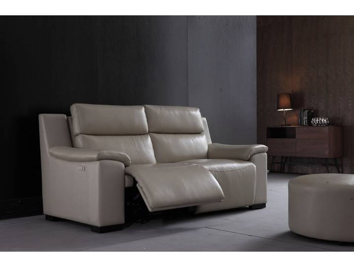 Salottini Polstergarnitur Elektro Recliner Sofagarnitur Capri 3/2/1 Polstergarnitur Motoren, (3-tlg), Motoren