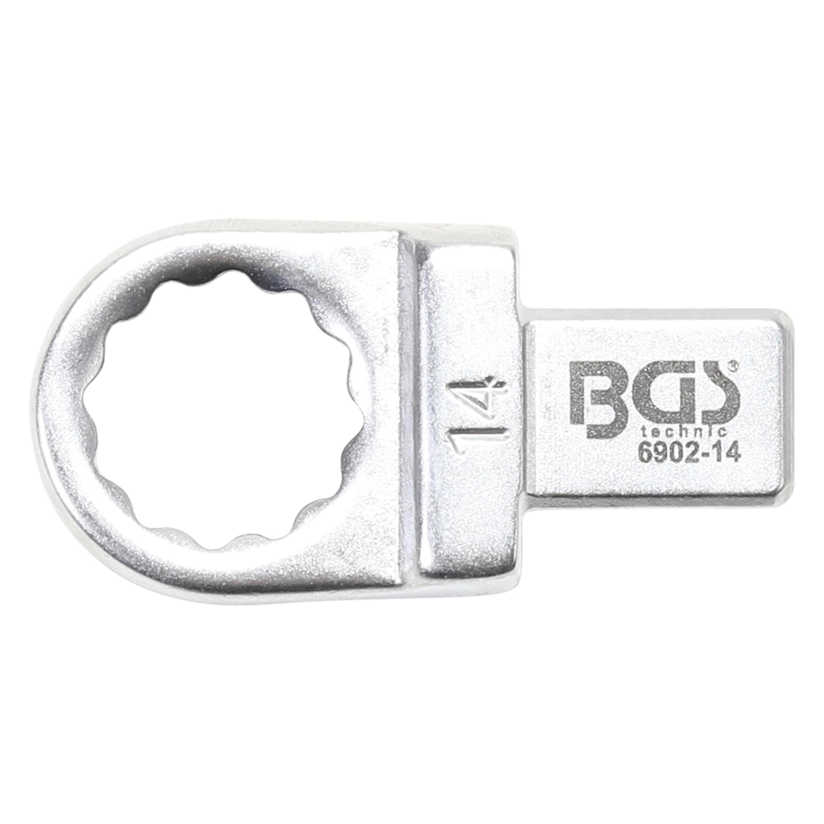 BGS Einsteck-Ringschlüssel | 14 mm | Aufnahme 9 x 12 mm (14 mm) (6902-14)