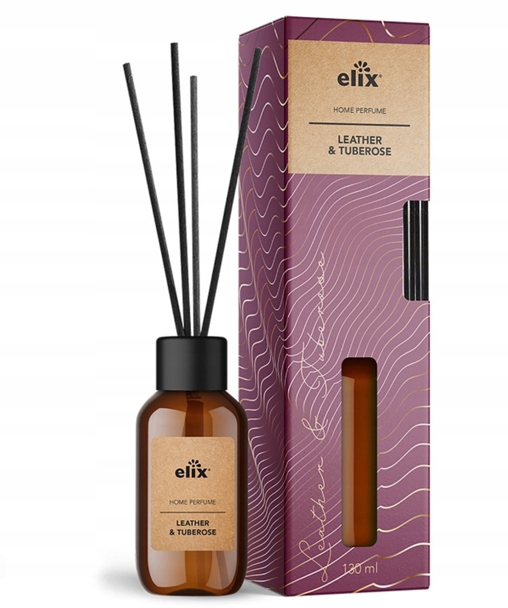 Elix Geurstokjes Diffuser Leather & Tuberose - 125ml