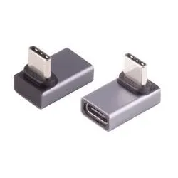 USB-C 4.0 ProSeries Adapter, USB4 40Gbit s, PD 240W, DP 2.0, Metallgehäuse - Auswahl: 90° Winkel oben/unten
