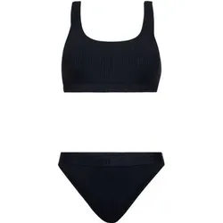 BRUNOTTI Damen Bikini Mylara-Rib Women Bikini, Größe 34 in Schwarz Schwarz