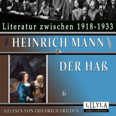 Der Haß 6 - Heinrich Mann, Audio, 9783969789773