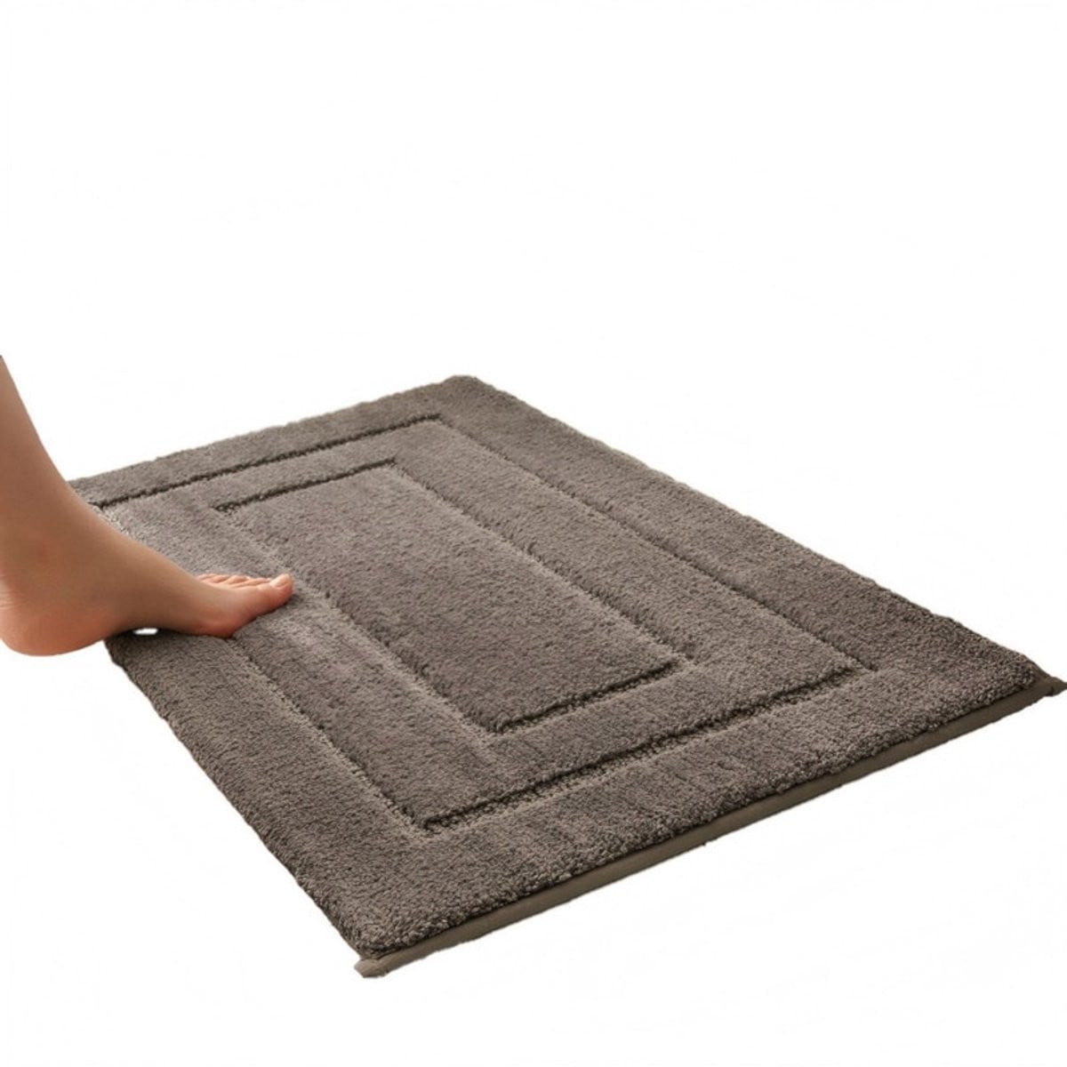 Merkloze absorberende antislip vloermat voor badkamer en entree, 50 x 80 cm