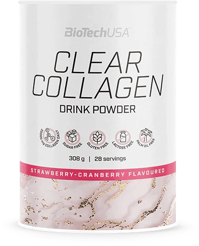 Biotech USA Clear Collagen Bebida en Polvo 308g Fresa-Arándano