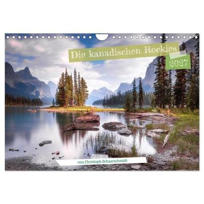 Die kanadischen Rockies (Wandkalender 2027 DIN A4 quer), CALVENDO Monatskalender