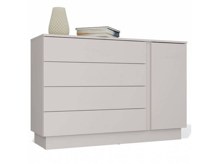 MAGOWA Schubkastenkommode MODERNE KOMMODEN & NACHTTISCHE – SERIE AMBER, griffloser Fronten mit TIP-ON-System