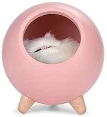 Uplift Essentials Whiskers in the Woods Kitten Nest Lamp pink