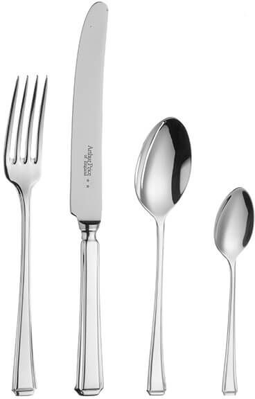 Arthur Price of England Harley Sovereign Silver Plate 24 Piece Cutlery Box Set