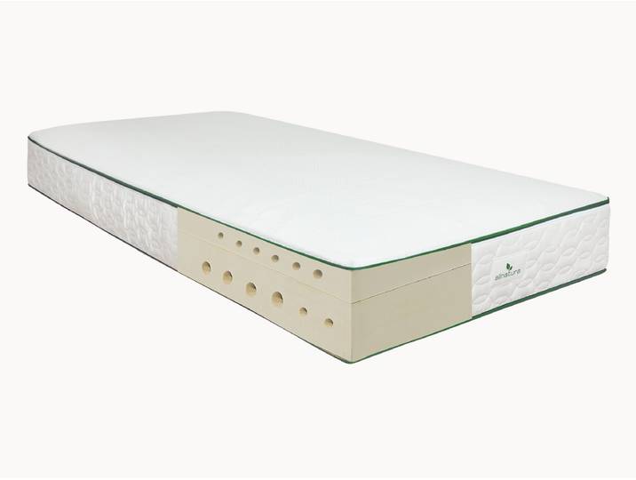 Naturlatex-Matratze Sana-Nuvola - 120x200 cm - Canapa - medium - Hanf