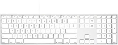 Matias FK316CS Wired USB-C Keyboard for Mac - Silver - U.S. Version USB Tastatur US-Englisch, QWERTY, Mac Silber