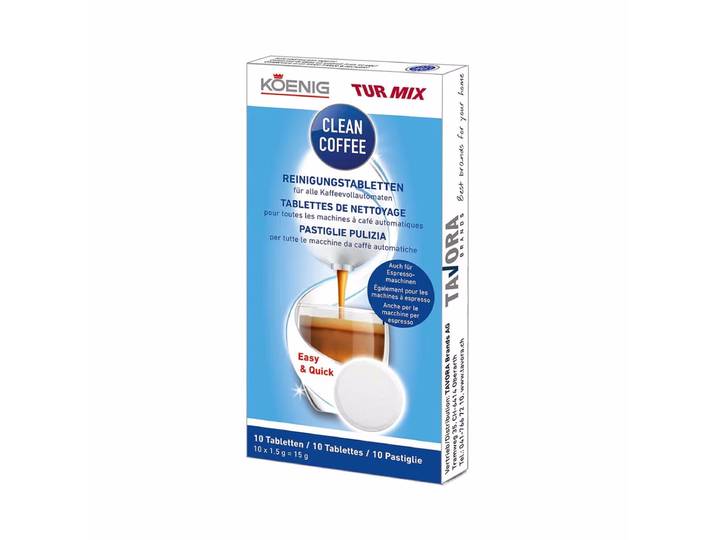 Turmix Clean Coffee für Kaffeevollautomaten Reinigungstabletten – Kaffeemaschine Entkalker