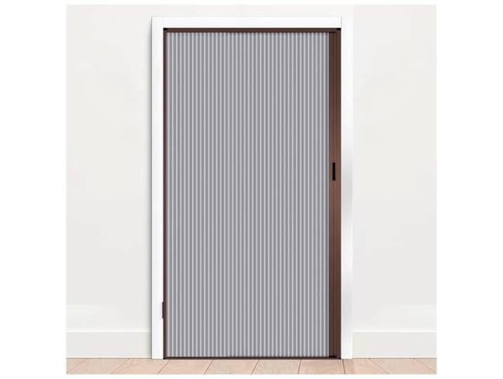 Bi-Faltbare Innentür aus Aluminium-Vliesstoff 22-80x80in Verwendungsszenario: Raumteiler, Schrank, Scheune, Trennwand(40x80in (101.5x203cm))