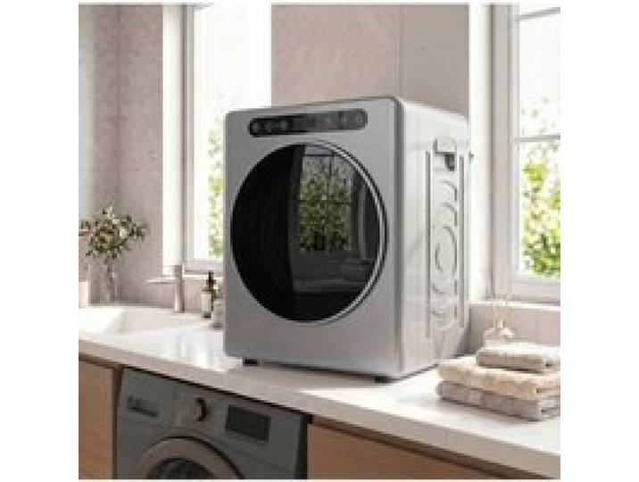 Sèche-linge à évacuation 5 kg 1000 W pose libre chargement frontal argent