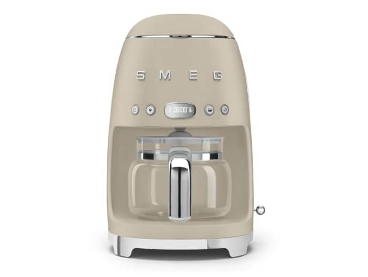 Smeg, DCF02MLMEU, Filter-Kaffeemaschine, Aroma und Autostart-Funktion, Glaskaraffe bis 12 Tassen, 2 Intensitätsniveaus, Warmhaltefunktion, 1050W, Moonlight
