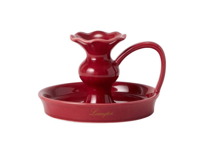 Lexington Bougeoir bas Lexington Red, 15x14x11 cm