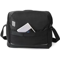 Lexon Laptop bag 15" Tera Messenger Bag black (15"), Notebooktasche, Schwarz