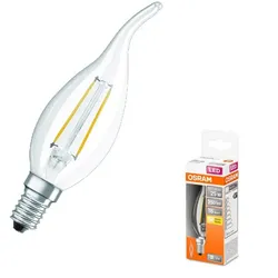 Aktion: Nur noch angezeigter Bestand verfügbar OSRAM LED Retrofit Classic BA 25 CL 2.8W 2700K E14 Kerze -