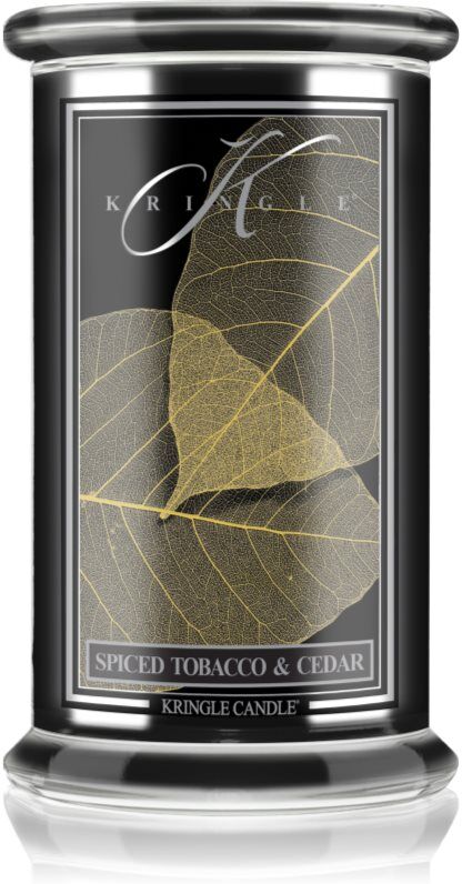 Kringle Candle Spiced Tobacco & Cedar bougie parfumée 623 g