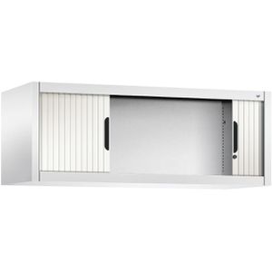 CP-Möbel Aufsatzschrank Omnispace, verkehrsweiß, abschließbar, Rollladen, Metall, 120 x 45 x 42cm