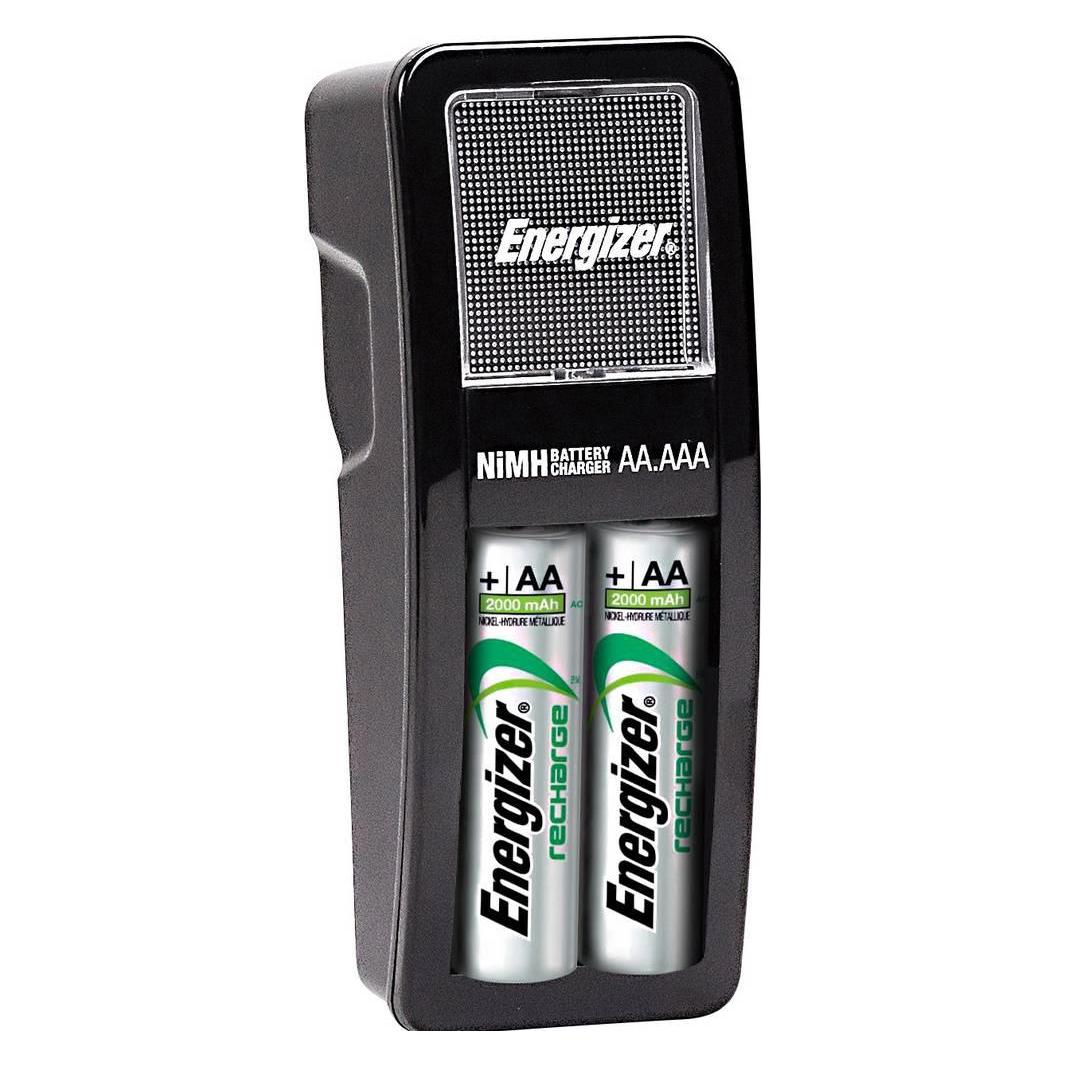 Energizer Recharge Mini (2 Stk., AA, Ladegerät inkl. Akku) (638577)