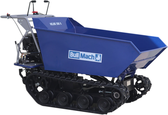 BullMach Helios 500 D - Motocarriola cingolata dumper idraulico 500Kg