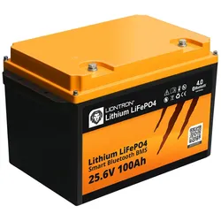 LIONTRON LiFePO4 25,6V 100Ah LX Smart BMS mit Bluetooth - All In 1 - Marine