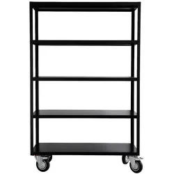 House Doctor Regal Trolley, mattschwarz, 120 x 45 x 180 cm