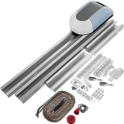 VEVOR Garagentoröffner 220 V AC Apriporta Garage 15 m2 Anwendbare Fläche Garagentoröffner mit Fernbedienung 1000 N Zugkraft und Druckkraft 60 dB Betriebsgeräusch 120 mm pro Sekunde Laufgeschwindigkeit