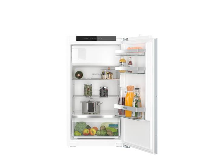 SIEMENS Einbaukühlschrank KI32LVFE0 , Energieeffizienz: E, silber (weiß), Rechtsanschlag, wechselbar, Kühlschränke, Einfache Temperatureinstellung dank elektronischer Temperaturregelung, Einbaukühlschrank
