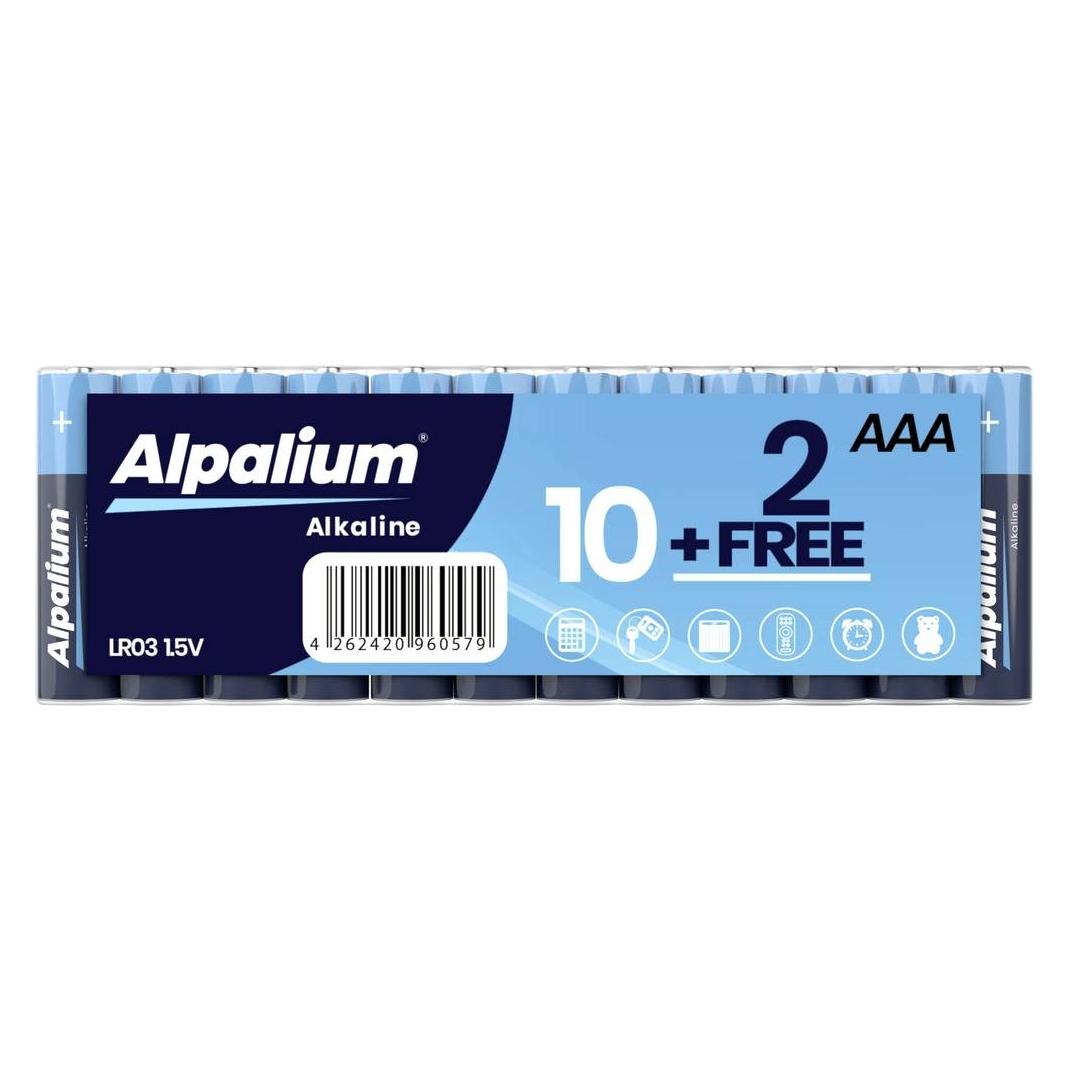 Magni Alkaline Batterien AAA LR03 1.5V 10+2 Stück (12 Stk., AAA) (12101203)