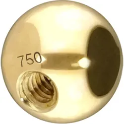 14/18 Karat Gold Schraubkugel