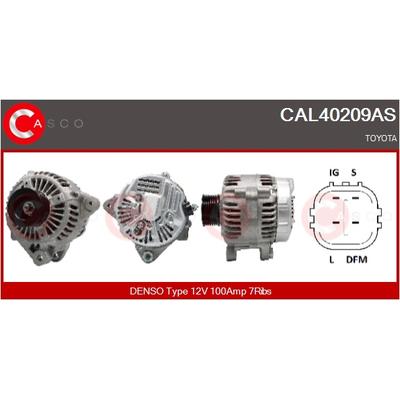 CASCO Generator cal40209as für TOYOTA