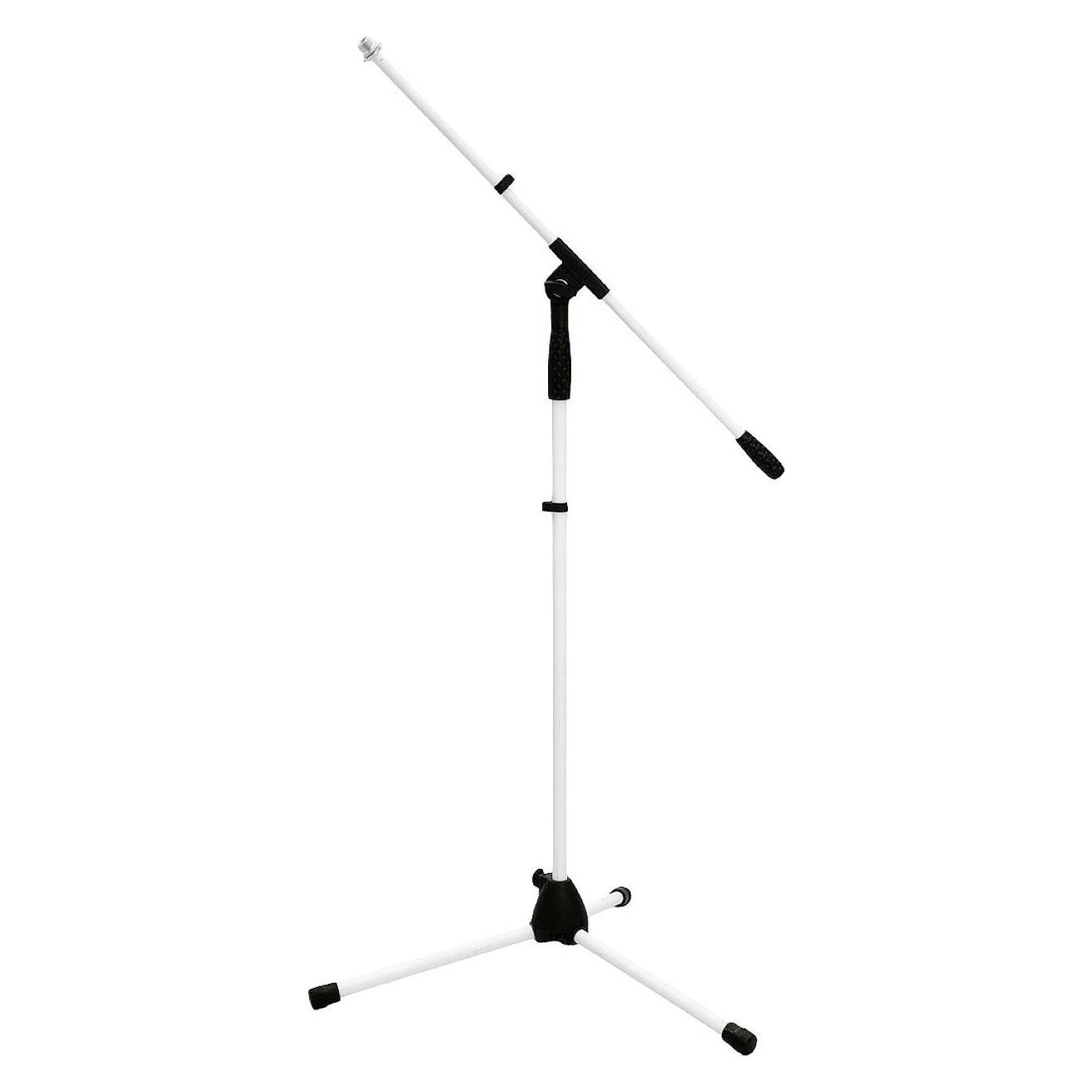 Omnitronic Mikrofonstativ MS-1W mit Galgen weiss (60005835)