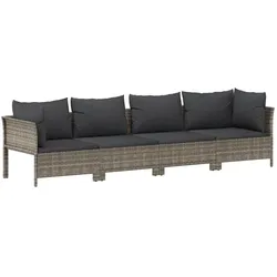 vidaXL, Gartenlounge, Haronetta (2x Eckteil + 2x Mittelteil)