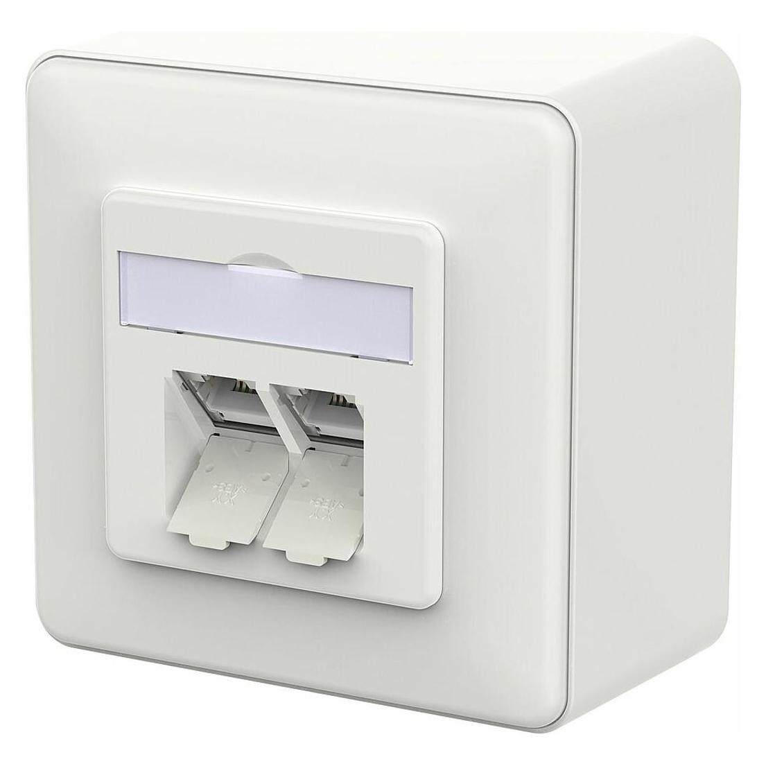 Metz Connect E-DAT C6A LSA++ Dose, 2 Port (130E380027-I)
