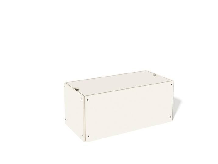 Bettschubkasten zur Stapelliege Müller Möbelwerkstätten weiß, Designer Rolf Heide, 93x40x46.7 cm