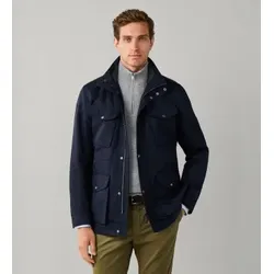 Hackett London für Herren. HM4000218 Windschutzjacke Velospeed marineblau (XXL), Lässig, Polyester