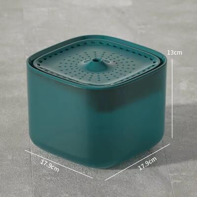 Inspired Finds 3L Smart Pet Water Fountain Automatic USB Cat Water Dispenser With Quiet Circulating Filter & Motion Sensor green Regular