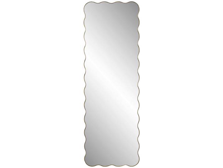 Mid.you Wandspiegel, Goldfarben, Metall, Glas, rechteckig, 40x120x2.5 cm, waagrecht montierbar, senkrecht montierbar, Garderobe, Garderobenspiegel