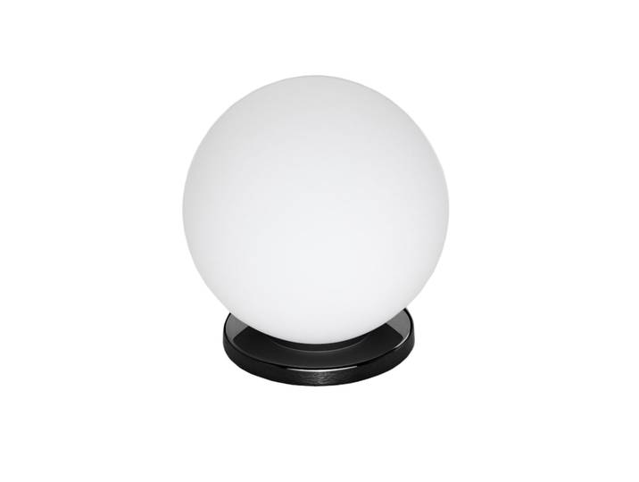FONTANA ARTE lampe de table PALLINA (Noir - Verre soufflé satiné et métal galvanisé)
