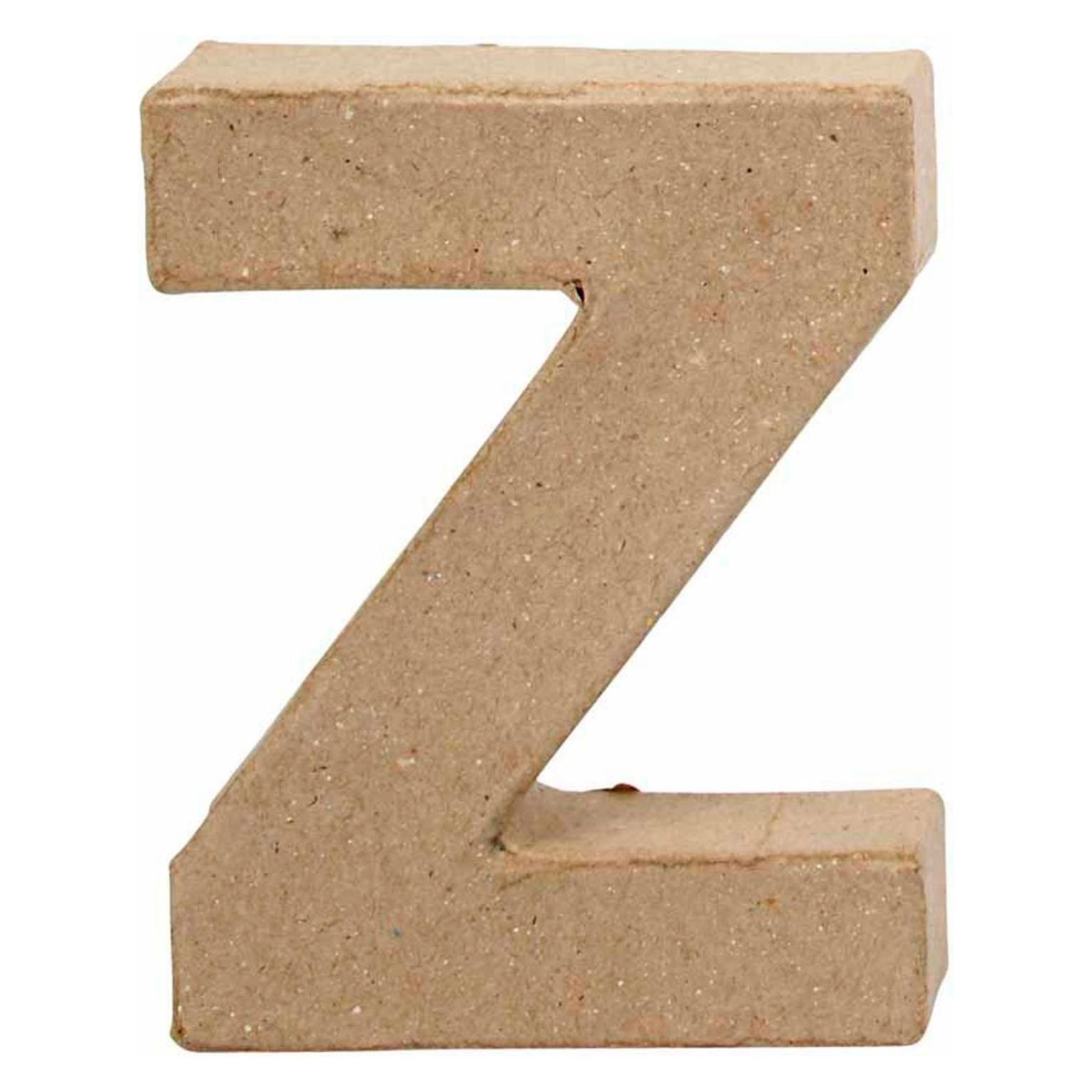 Creativ Company Letter Papier-maché Klein - Z (5707167567586)