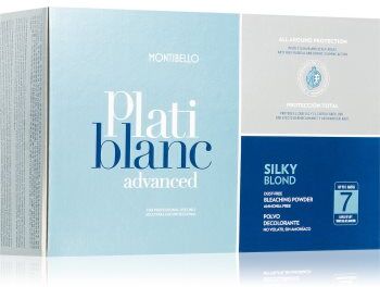 Montibello Plati blanc pó descolorante com lavanda Silky Blond 2x500 g. Plati blanc