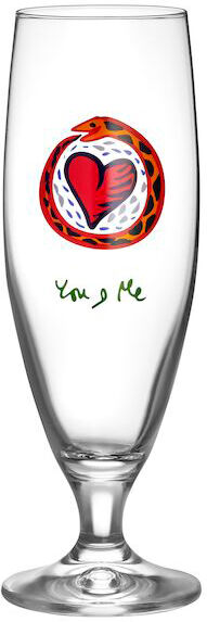 Kosta Boda Friendship Beer "You And Me" One Size
